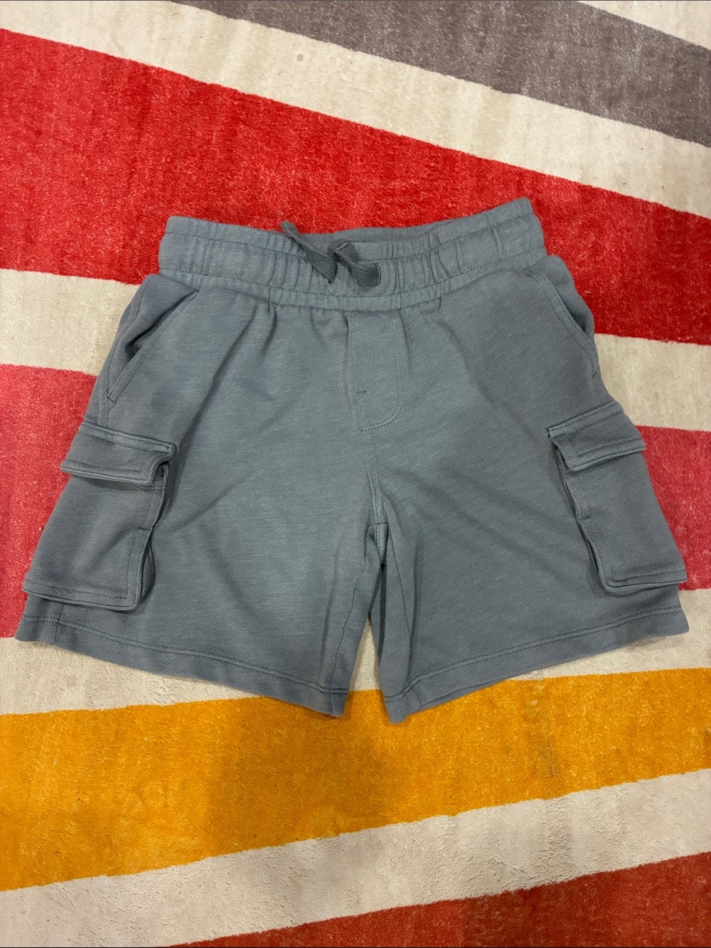 wonder nation youth Cargo Shorts in Slate Blue small 6/7